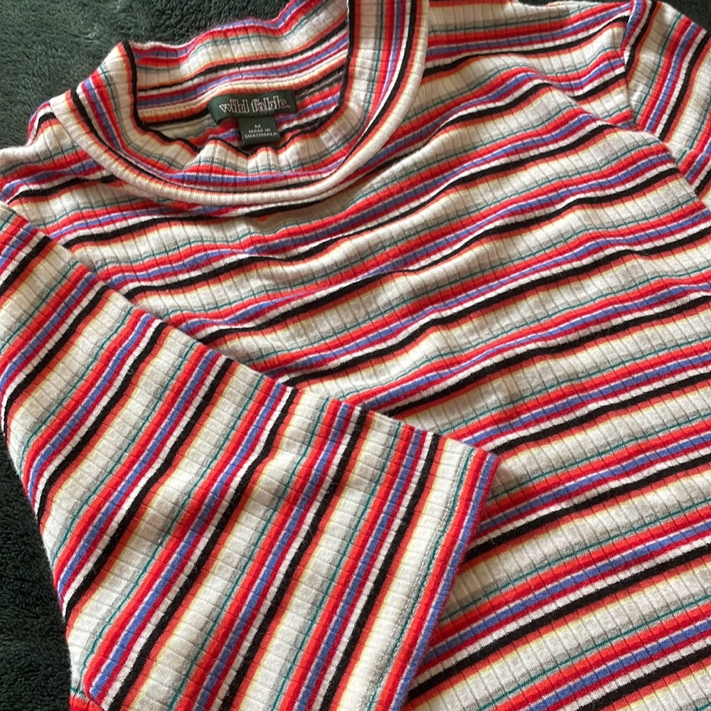 Target striped retro tee